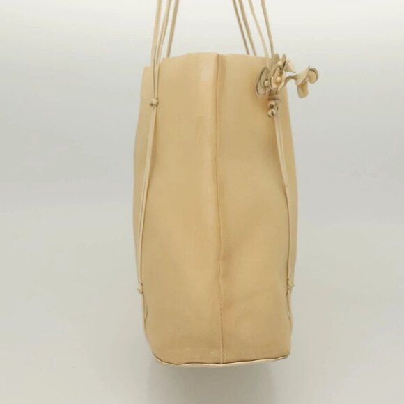 PRADA Hand Bag Nylon Beige Auth 128335 - Picture 4 of 16